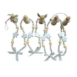 Avon Christmas Angel and star garland vintage 6 ft